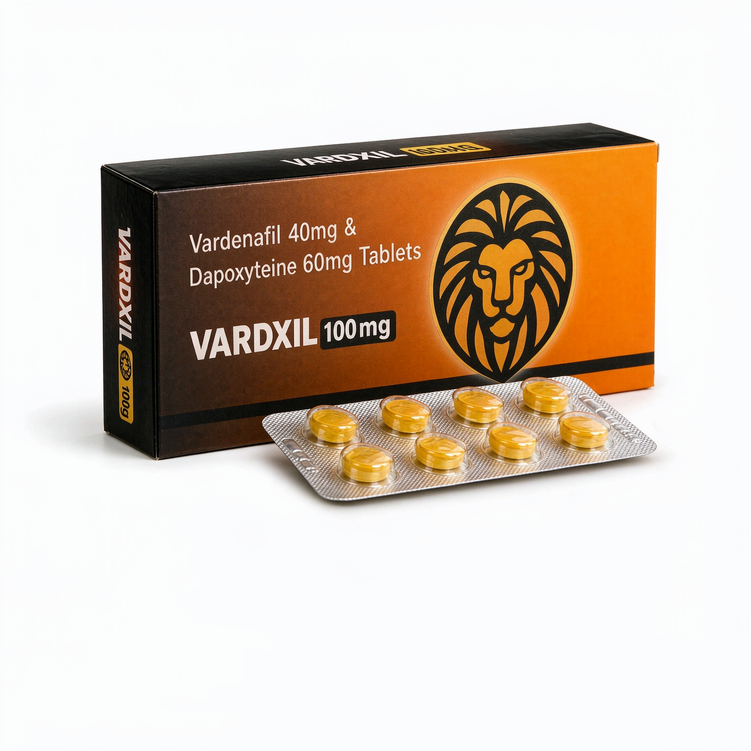 金獅雙效混合片TADAVON 100mg 伐地那非40mg 達泊西汀60mg